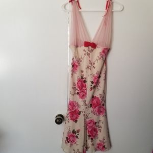 PIN UP FLORAL MIDI/LONG BOUTIQUE DRESS